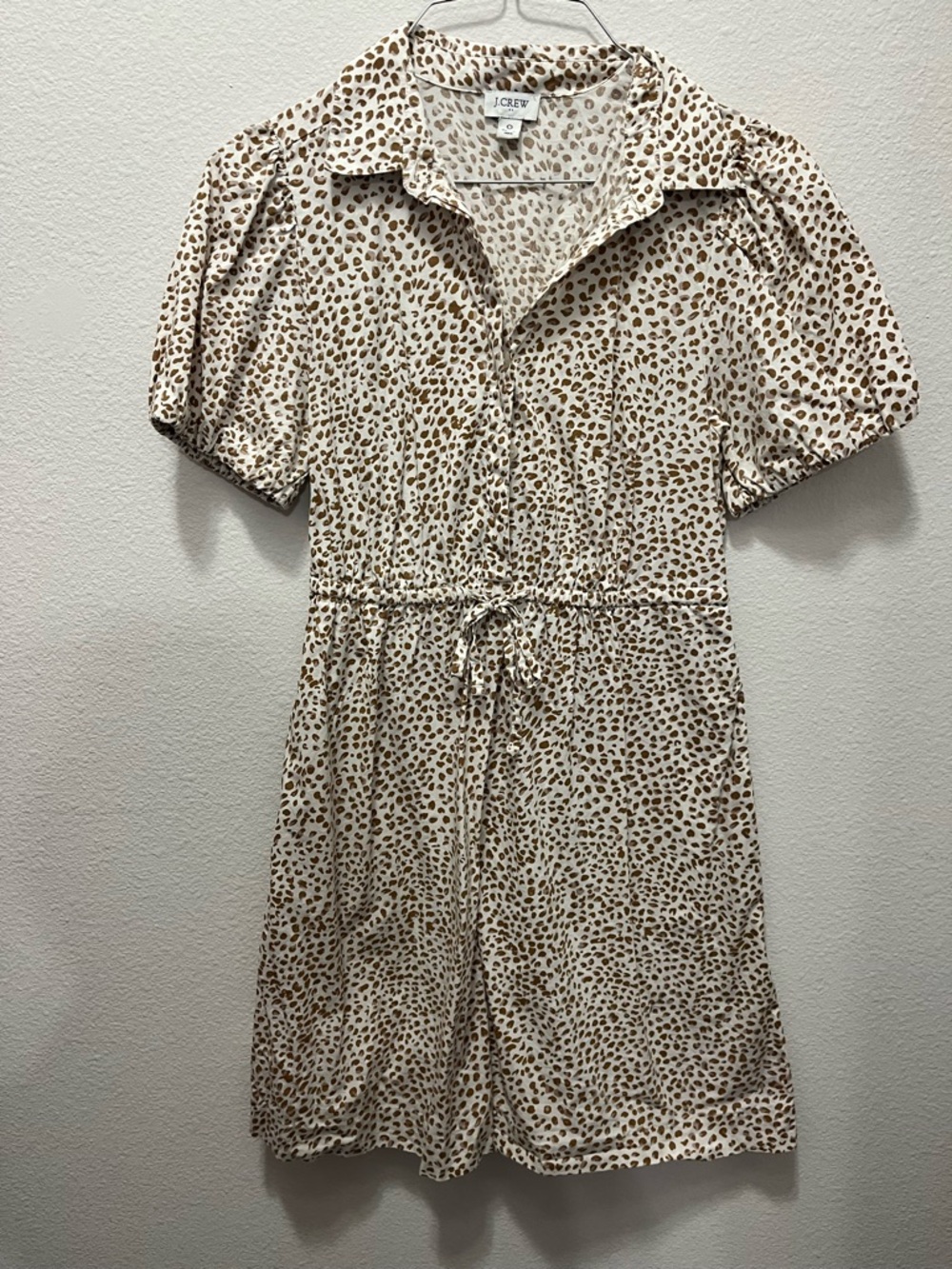 J. Crew Animal Print Shirtdress - Picture 8 of 10